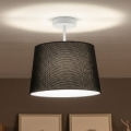 Brilagi - Plafonnier LED CERIA 1xE27/60W/230V pr. 30 cm blanc/noir