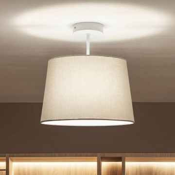 Brilagi - Plafonnier LED CERIA 1xE27/60W/230V Ø 30 cm blanc/gris