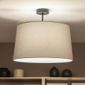 Brilagi - Plafonnier LED CERIA 1xE27/60W/230V Ø 45 cm noir/gris