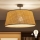 Brilagi - Plafonnier LED CERIA 1xE27/60W/230V Ø 50 cm noir/beige