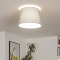 Brilagi - Plafonnier LED CERIA à montage en surface, 1x E27/40W/230V, Ø 30 cm, gris