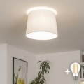 Brilagi - Plafonnier LED CERIA à montage en surface 1xE27/40W/230V Ø 30 cm blanc