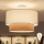 Brilagi - Plafonnier LED CERIA (appliqué) 1xE27/60W/230V, Ø 50 cm, blanc/beige