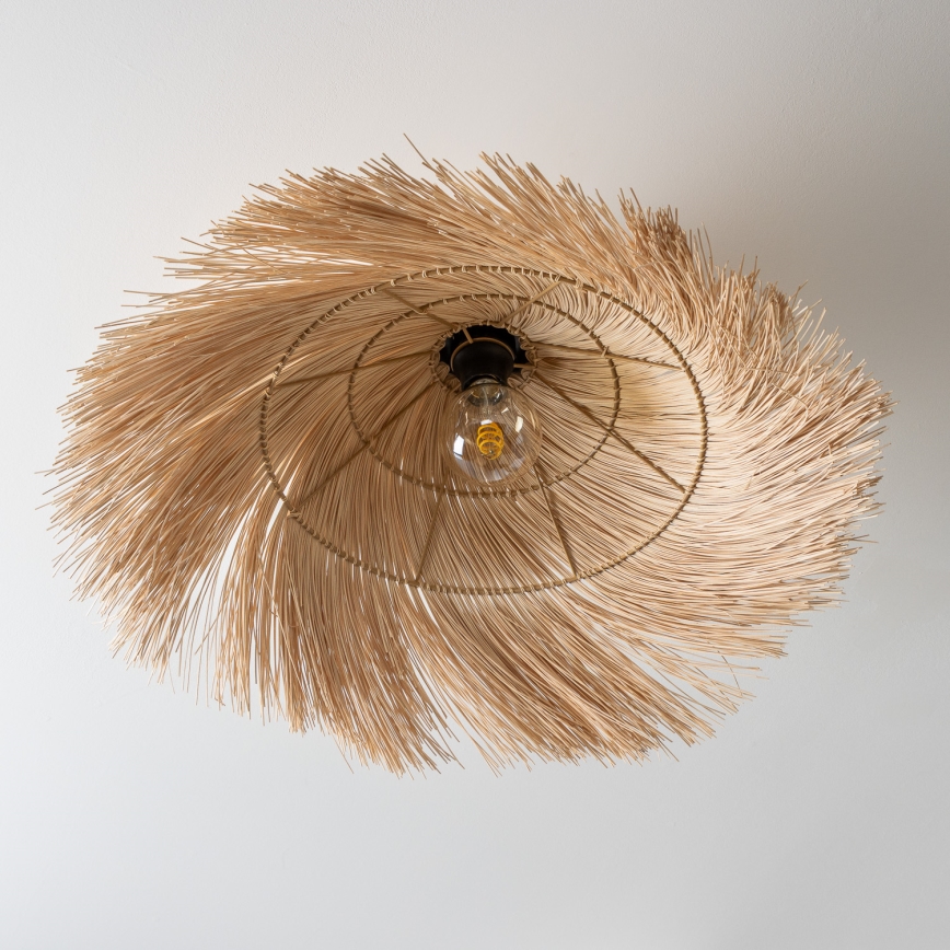 Brilagi - Plafonnier LED CERIA BOHO 1xE27/40W/230V diam. 100 cm en rotin