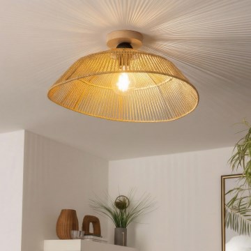 Brilagi - Plafonnier LED CERIA BOHO 1xE27/40W/230V Ø 50 cm brun/chêne