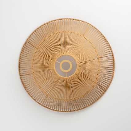 Brilagi - Plafonnier LED CERIA BOHO 1xE27/40W/230V Ø 50 cm brun/chêne