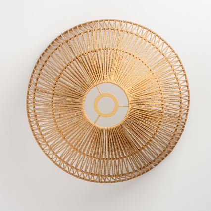 Brilagi - Plafonnier LED CERIA BOHO 1xE27/40W/230V Ø 50 cm marron/chêne