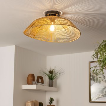 Brilagi - Plafonnier LED CERIA BOHO 1xE27/40W/230V Ø 50 cm marron