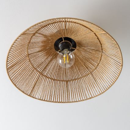 Brilagi - Plafonnier LED CERIA BOHO 1xE27/40W/230V Ø 50 cm marron