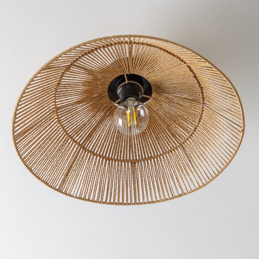 Brilagi - Plafonnier LED CERIA BOHO 1xE27/40W/230V Ø 50 cm marron