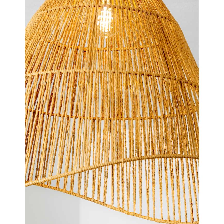 Brilagi - Plafonnier LED CERIA BOHO 1xE27/40W/230V Ø 50 cm marron