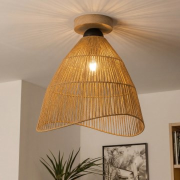 Brilagi - Plafonnier LED CERIA BOHO 1xE27/40W/230V Ø 70 cm brun/chêne