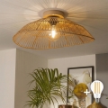 BRILAGI - Plafonnier LED CERIA BOHO 1xE27/40W/230V Ø 70 cm marron/chêne