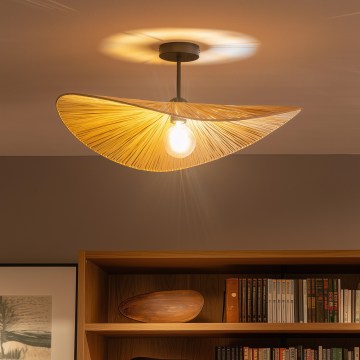 Brilagi - Plafonnier LED CERIA BOHO 1xE27/60W/230V Ø 60 cm noir/beige