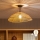 Brilagi - Plafonnier LED CERIA BOHO à montage apparent 1xE27/60W/230V, diam. 50 cm, noir/marron
