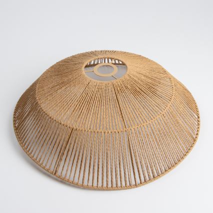 Brilagi - Plafonnier LED CERIA BOHO à montage apparent 1xE27/60W/230V, diam. 50 cm, noir/marron