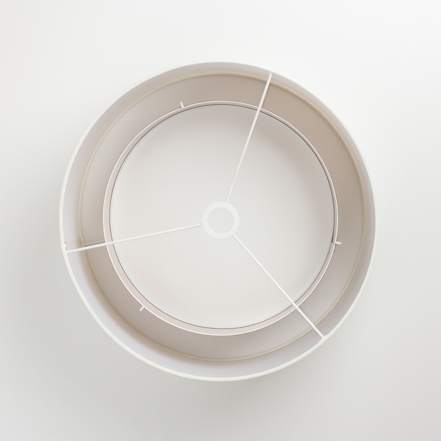 Brilagi - Plafonnier LED CERIA (montage en surface) 1xE27/40W/230V Ø 50 cm blanc/beige