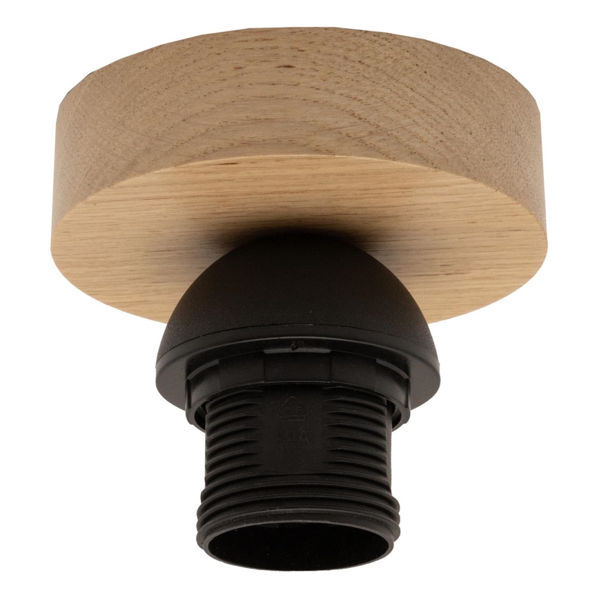 Brilagi - Plafonnier LED CERIA WIRE 1xE27/40W/230V Ø 26 cm noir/chêne