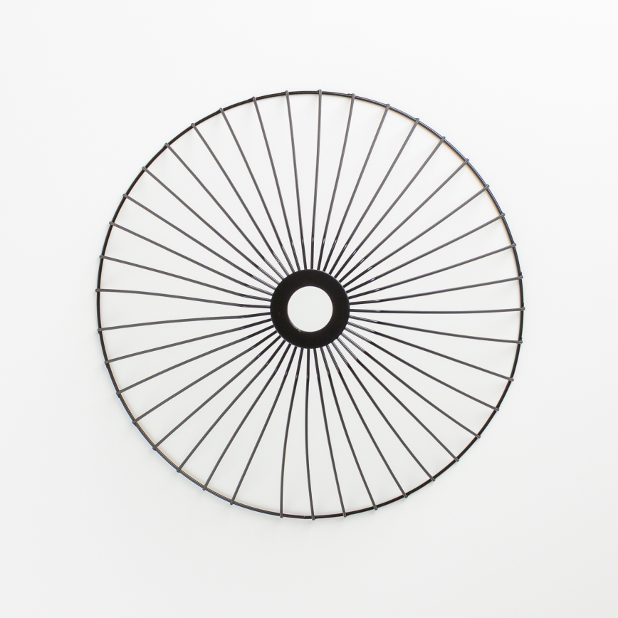 Brilagi - Plafonnier LED CERIA WIRE 1xE27/40W/230V Ø 45 cm noir/chêne