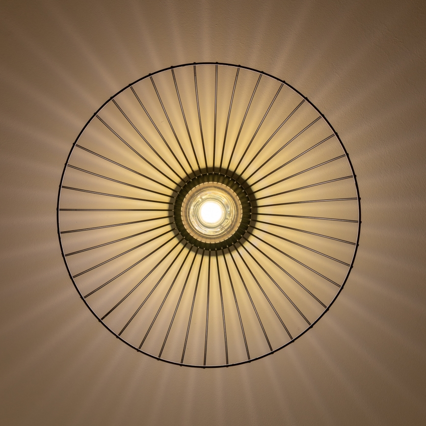 Brilagi - Plafonnier LED CERIA WIRE 1xE27/40W/230V Ø 45 cm noir