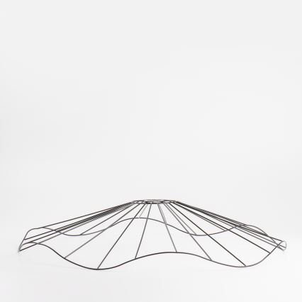 Brilagi - Plafonnier LED CERIA WIRE 1xE27/40W/230V Ø 80 cm noir/chêne