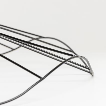 Brilagi - Plafonnier LED CERIA WIRE 1xE27/40W/230V Ø 80 cm noir/chêne