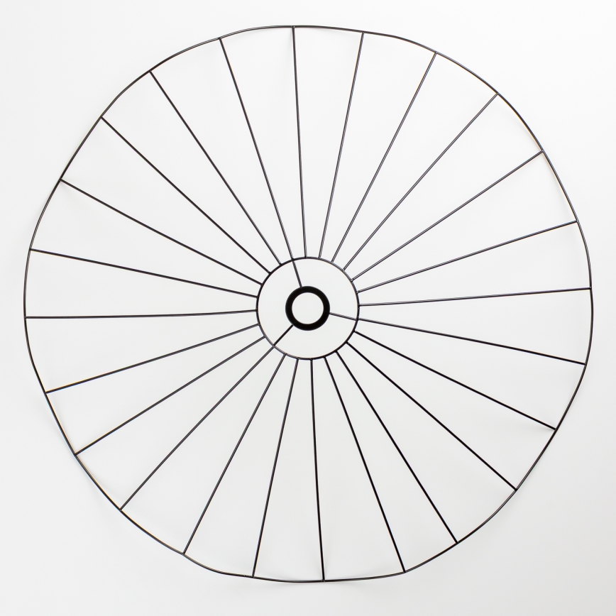 Brilagi - Plafonnier LED CERIA WIRE 1xE27/40W/230V Ø 80 cm noir