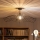 Brilagi - Plafonnier LED CERIA WIRE 1xE27/60W/230V Ø 80 cm noir