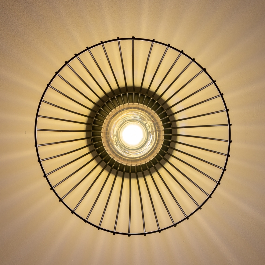 Brilagi - Plafonnier LED CERIA WIRE à montage en saillie 1xE27/40W/230V Ø 30 cm noir