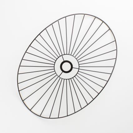 Brilagi - plafonnier LED CERIA WIRE à montage en surface 1xE27/40W/230V 40x56 cm noir/chêne