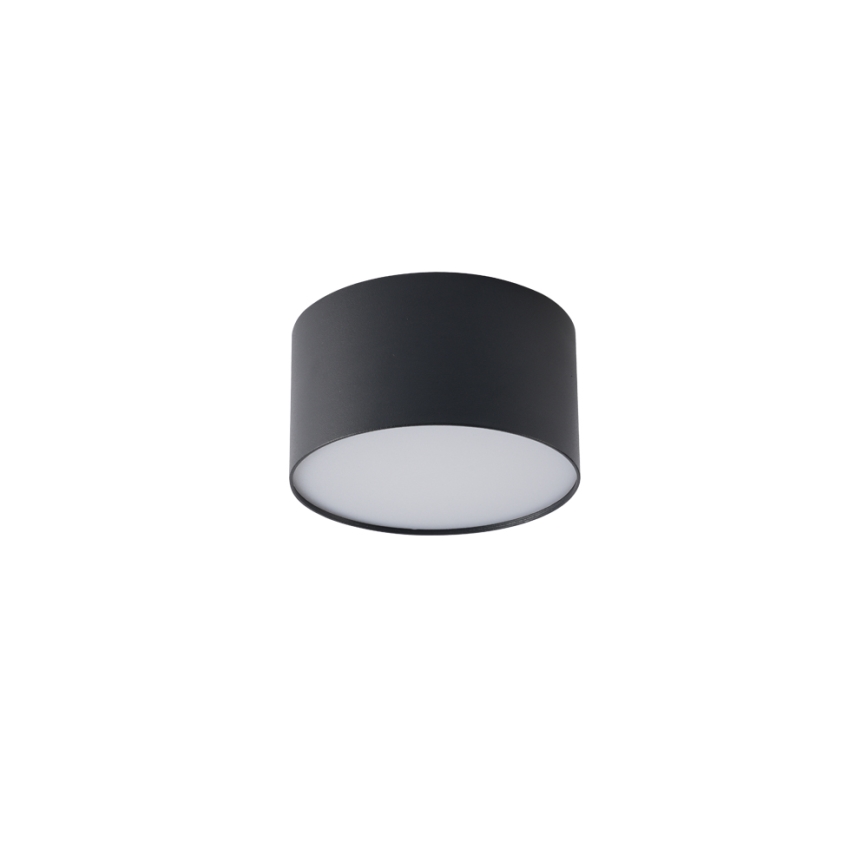 Brilagi - Plafonnier LED de salle de bains FORIS LED/9W/230V Ø 9 cm noir IP44