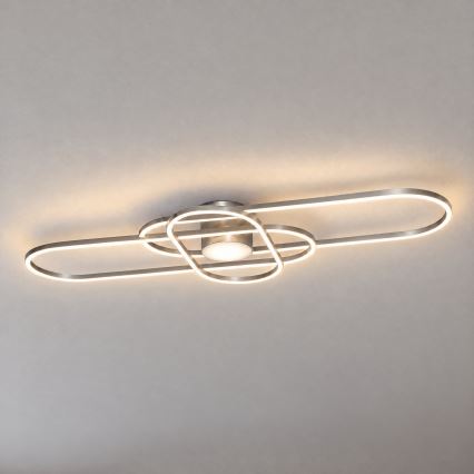 BRILAGI - Plafonnier LED dimmable APOLLO LED/58W/230V 3000-6500K 43,2x101,2 cm chrome mat + télécommande