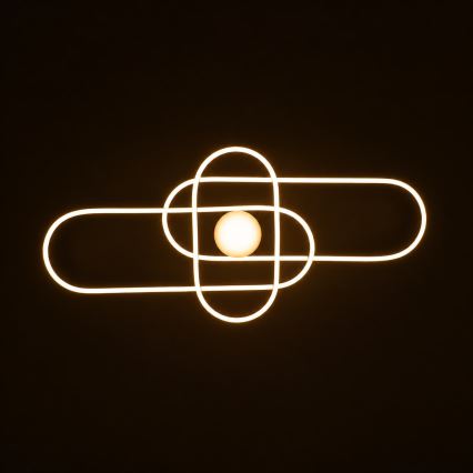 BRILAGI - Plafonnier LED dimmable APOLLO LED/58W/230V 3000-6500K 43,2x101,2 cm chrome mat + télécommande