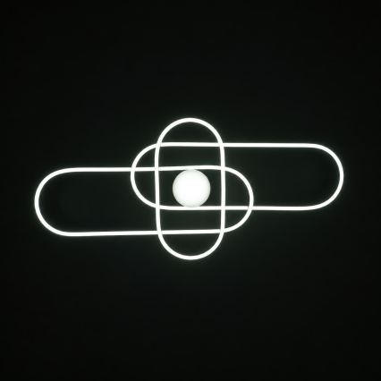 BRILAGI - Plafonnier LED dimmable APOLLO LED/58W/230V 3000-6500K 43,2x101,2 cm chrome mat + télécommande