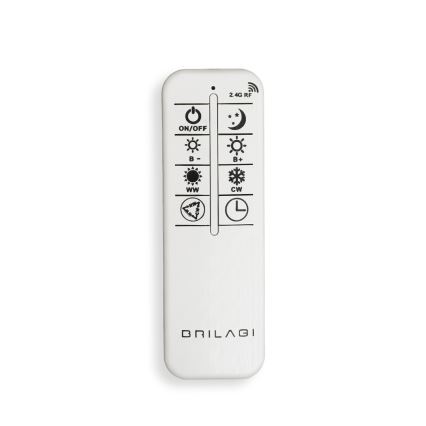 BRILAGI - Plafonnier LED dimmable APOLLO LED/58W/230V 3000-6500K 43,2x101,2 cm chrome mat + télécommande