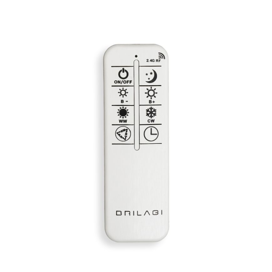 BRILAGI - Plafonnier LED dimmable APOLLO LED/58W/230V 3000-6500K 43,2x101,2 cm chrome mat + télécommande