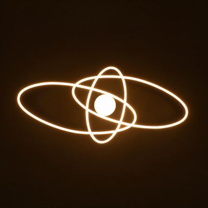 BRILAGI - Plafonnier LED dimmable APOLLO LED/58W/230V 3000-6500K 43,2x101,2 cm noir + télécommande