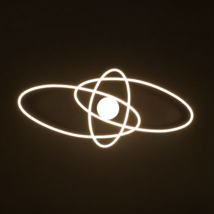 BRILAGI - Plafonnier LED dimmable APOLLO LED/58W/230V 3000-6500K 43,2x101,2 cm noir + télécommande
