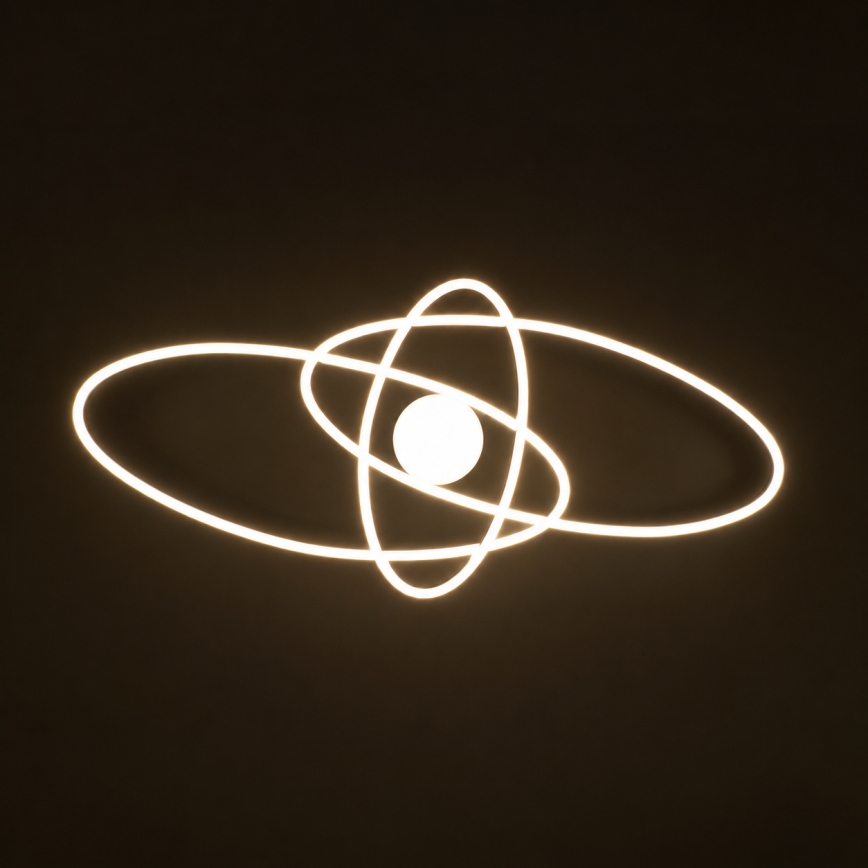BRILAGI - Plafonnier LED dimmable APOLLO LED/58W/230V 3000-6500K 43,2x101,2 cm noir + télécommande