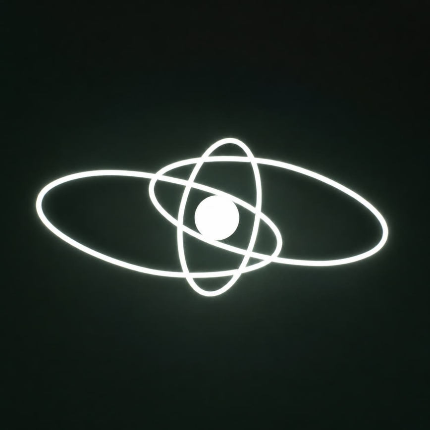 BRILAGI - Plafonnier LED dimmable APOLLO LED/58W/230V 3000-6500K 43,2x101,2 cm noir + télécommande