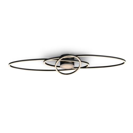 BRILAGI - Plafonnier LED dimmable APOLLO LED/58W/230V 3000-6500K 43,2x101,2 cm noir + télécommande