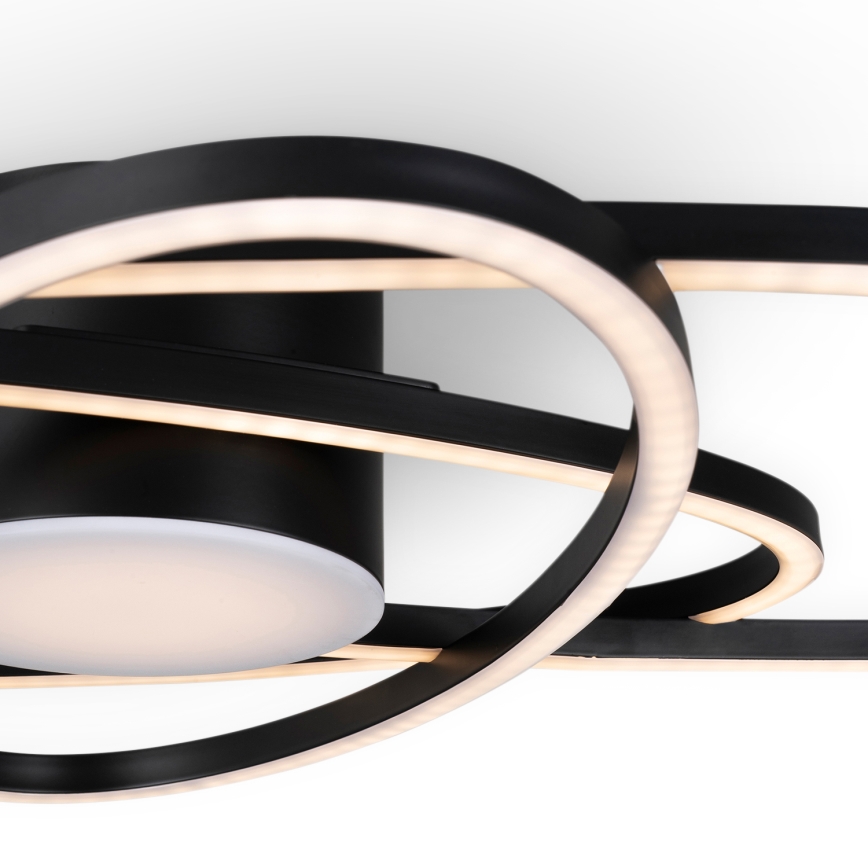BRILAGI - Plafonnier LED dimmable APOLLO LED/58W/230V 3000-6500K 43,2x101,2 cm noir + télécommande