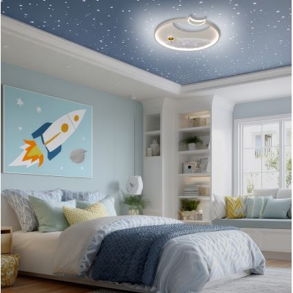 Brilagi - Plafonnier LED dimmable ASTRO LED/20W/230V 3000-6000K + télécommande