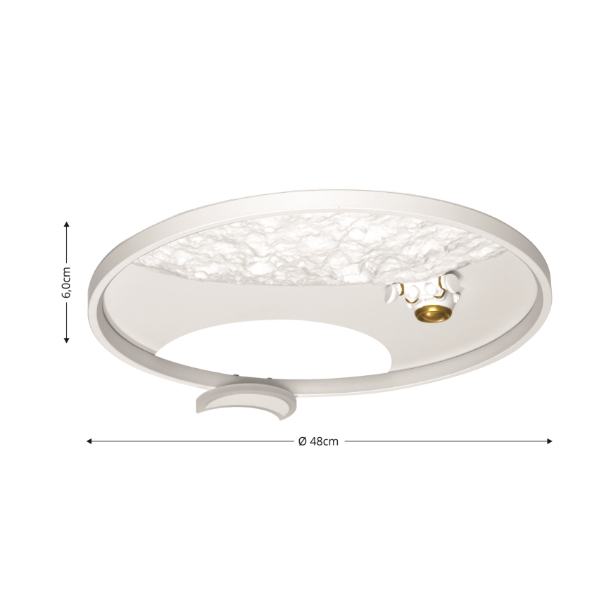 Brilagi - Plafonnier LED dimmable ASTRO LED/20W/230V 3000-6000K + télécommande