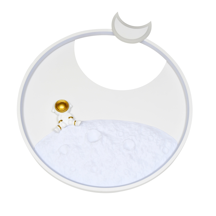 Brilagi - Plafonnier LED à intensité variable ASTRO LED/20W/230V Ø 50 cm 3000-6000K astronaut + télécommande