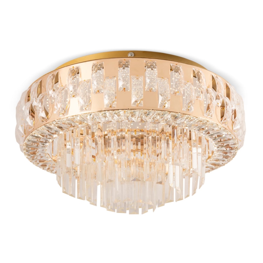 BRILAGI - Plafonnier LED dimmable AURELIA LED 45 W 230 V 3000–6000 K Ø 50 cm doré + télécommande