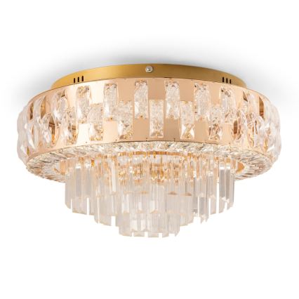 BRILAGI - Plafonnier LED dimmable AURELIA LED 45 W 230 V 3000–6000 K Ø 50 cm doré + télécommande