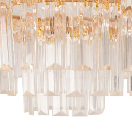 BRILAGI - Plafonnier LED dimmable AURELIA LED 45 W 230 V 3000–6000 K Ø 50 cm doré + télécommande