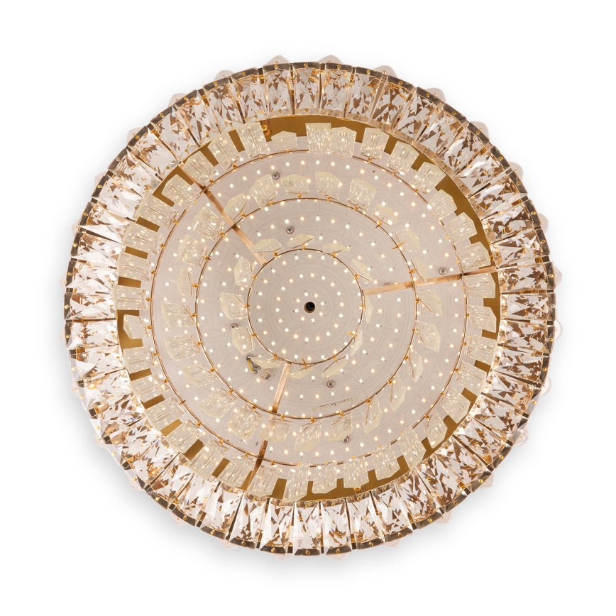 BRILAGI - Plafonnier LED dimmable AURELIA LED 45 W 230 V 3000–6000 K Ø 50 cm doré + télécommande