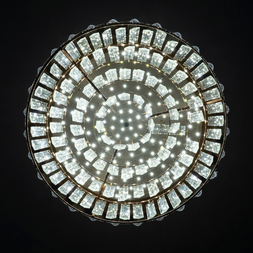 BRILAGI - Plafonnier LED dimmable AURELIA LED 45 W 230 V 3000–6000 K Ø 50 cm doré + télécommande